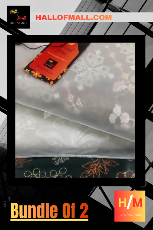 Embroidered 2 pcs suit. (BUNDLE of 2)